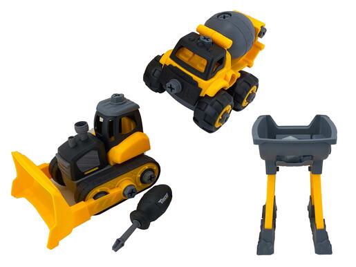 Kamion mixer, bager i skupljač betona 3 u 1 u koferu I03000767