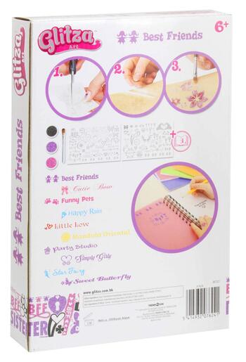 Tattoo set Glitza art - Best friends