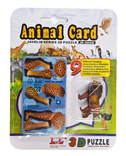 Bl.9 slagalice 3D JB-3002B - Životinje