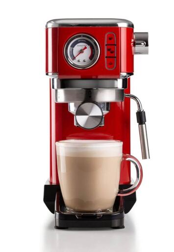 Ariete Moderna aparat za kavu "Narrow" 1381, crveni