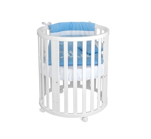 BebiSnovi krevetić Jezgro 4u1 - Bijeli
