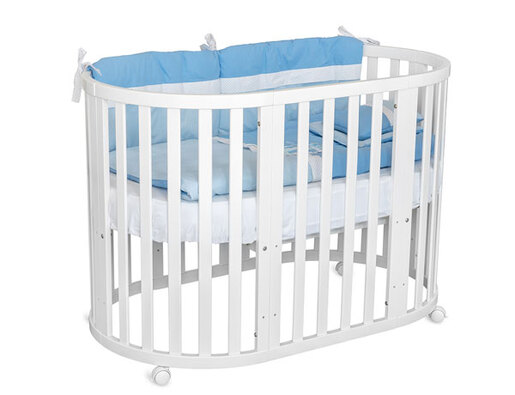 BebiSnovi krevetić Jezgro 4u1 - Bijeli