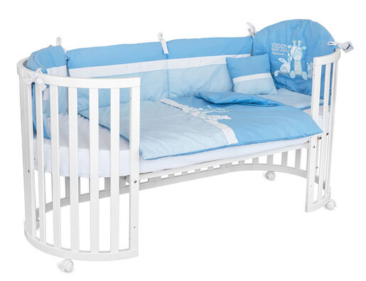 BebiSnovi krevetić Jezgro 4u1 - Bijeli