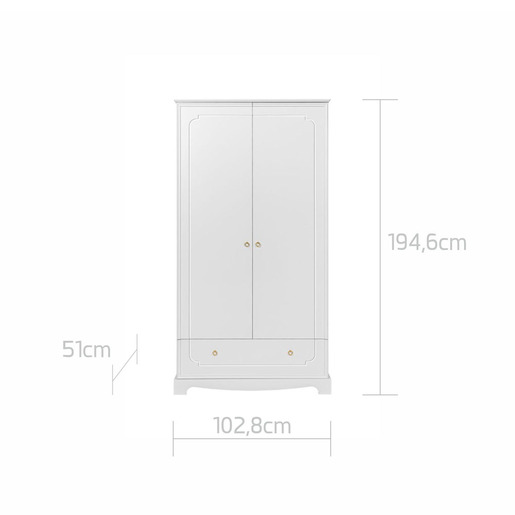 Bellamy Royal ormar s 2 vrata