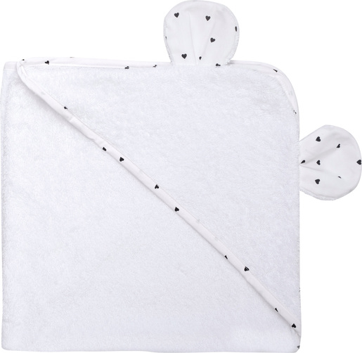 Bubaba by FreeON ručnik s ušima 75x75 cm, bijeli