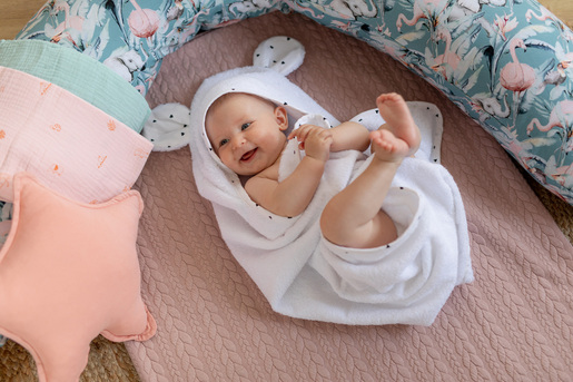 Bubaba by FreeON ručnik s ušima 75x75 cm, bijeli