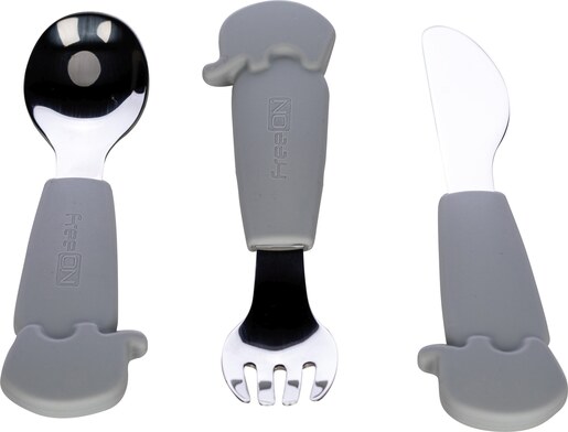 FreeON pribor za jelo od nehrđajućeg čelika, sivi