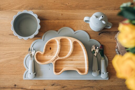 FreeON pribor za jelo od nehrđajućeg čelika, sivi