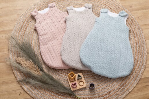 Bubaba by FreeON zimska pletena vreća za spavanje, 0-6 mj., siva