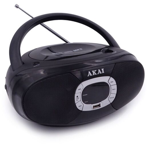 Akai prijenosni radio BM004A-614BT, crni