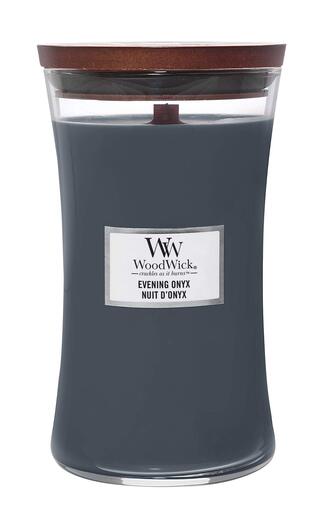 WoodWick mirisna svijeća, Classic, Large, Evening Onyx