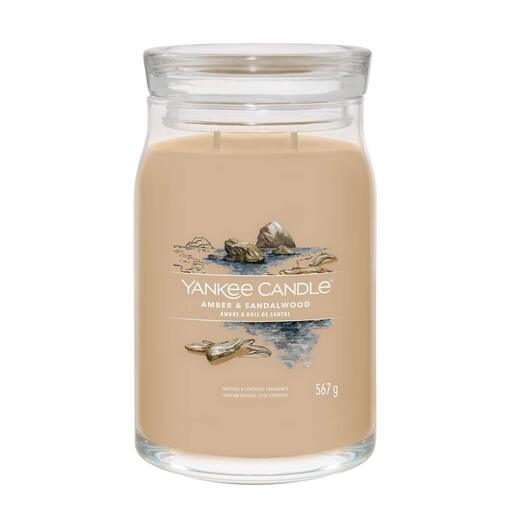 Yankee Candle mirisna svijeća, Signature, Large, Amber & Sandalwood