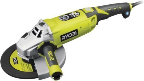 RYOBI kutna brusilica EAG2000G, 2000W, 230 mm, dodatna ručka, brusni list + kitbox