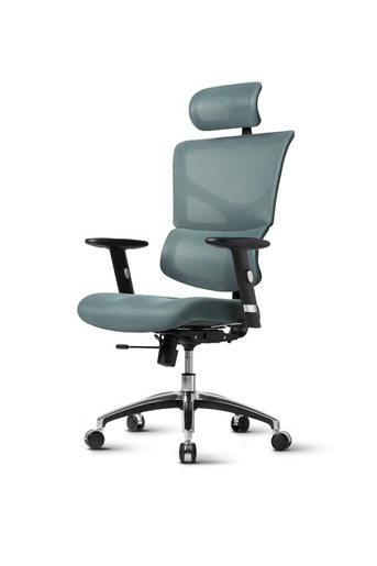 Ergovision Smart Basic 04, uredska stolica, siva leđa/crno sjedalo