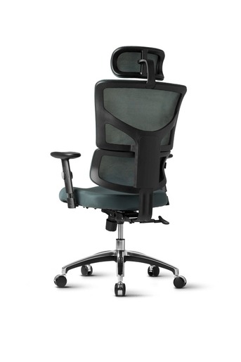 Ergovision Smart Basic 04, uredska stolica, siva leđa/crno sjedalo