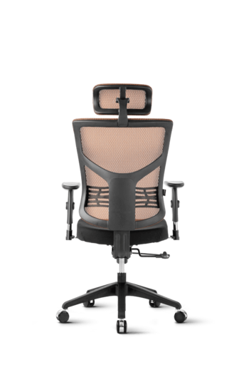 Ergovision Essent 03, uredska stolica, narančasta leđa/crno sjedalo