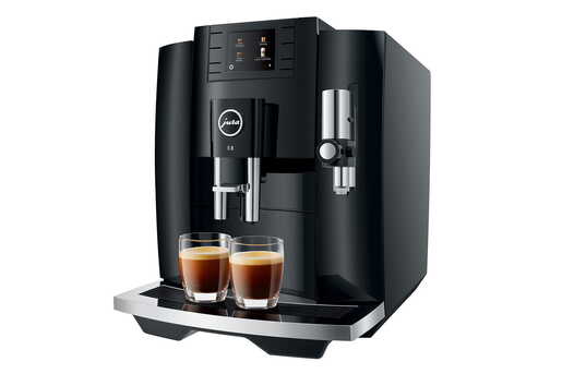 JURA automatski aparat za espresso E8 Piano Black + poklon