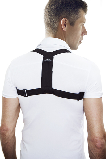 Swedish Posture, klasična naramenica za leđa, veličina L-XL, crna