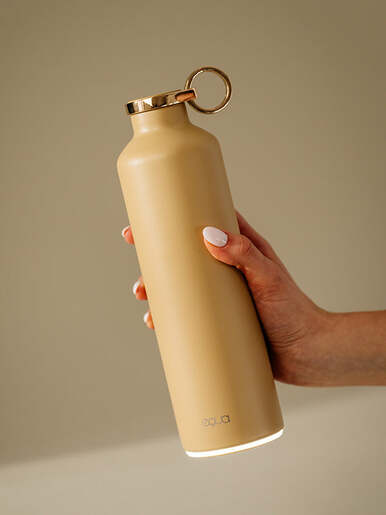 EQUA, pametna boca od nehrđajućeg čelika Latte, BT sinkronizacija, 680 ml