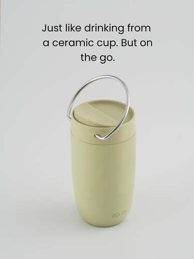 EQUA Cup, termo šalica od nehrđajućeg čelika za čaj/kavu, 300 ml, matcha