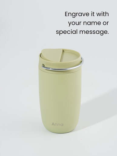 EQUA Cup, termo šalica od nehrđajućeg čelika za čaj/kavu, 300 ml, matcha