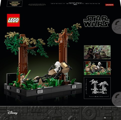 LEGO Diorama potjere na jurnicima na Endoru™ 75353
