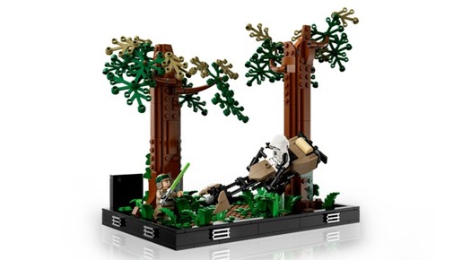 LEGO Diorama potjere na jurnicima na Endoru™ 75353
