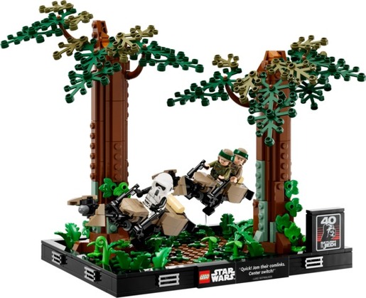 LEGO Diorama potjere na jurnicima na Endoru™ 75353