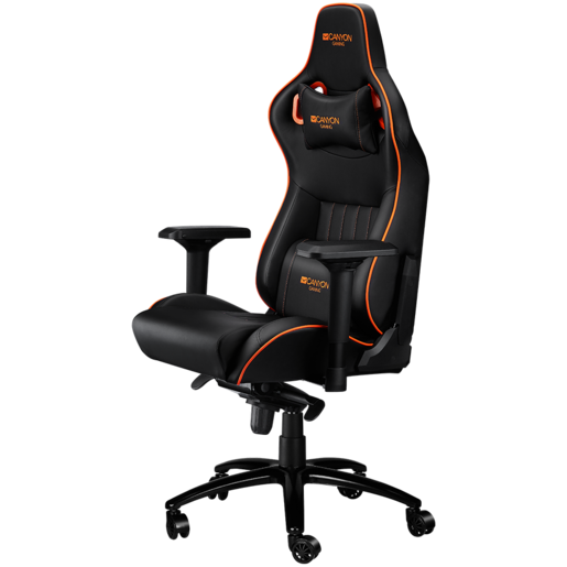 CANYON Corax GС-5, gaming stolica, crno narančasta (CND-SGCH5)