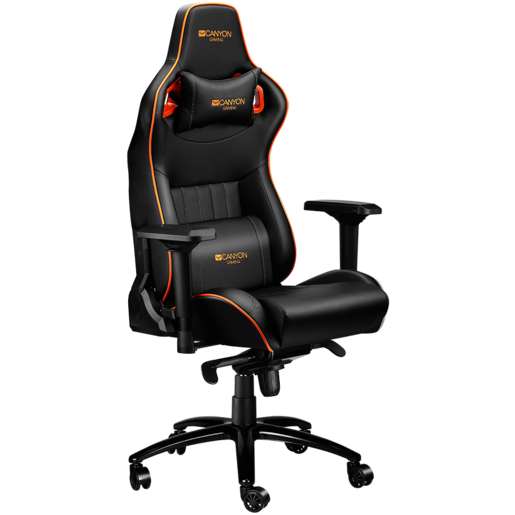 CANYON Corax GС-5, gaming stolica, crno narančasta (CND-SGCH5)