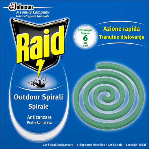 Raid spirale protiv komaraca, 10 kom