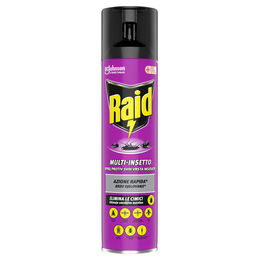 Raid sprej protiv svih vrsta insekata, 400 ml