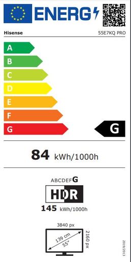 Hisense 55E7KQ PRO, UHD, Quantum Dot, 4K, Smart TV