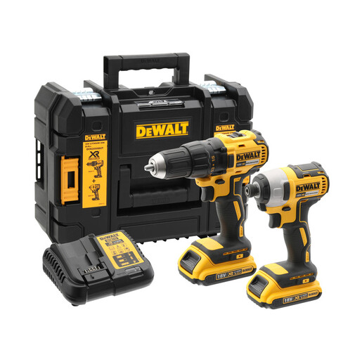 DEWALT akumulatorski set bušilica DCD777 + odvijač DCF787 + 2x 2.0Ah u koferu - DCK2059D2T