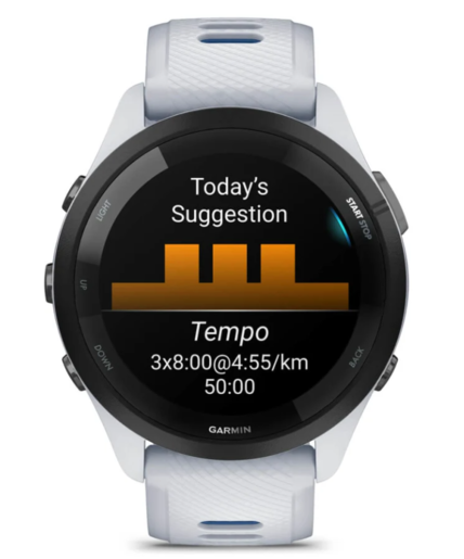 Garmin Forerunner 265 Music Whitestone, 010-02810-11, pametni sat