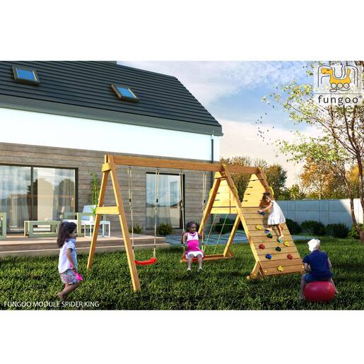 Fungoo drveno dječje igralište Spider King