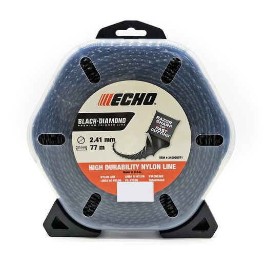 ECHO najlonska nit Black Diamond 2,41 mm x 77 m