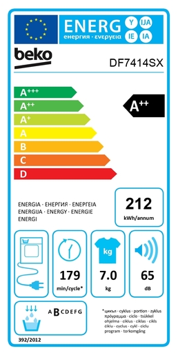 Beko sušilica rublja DF7414SX