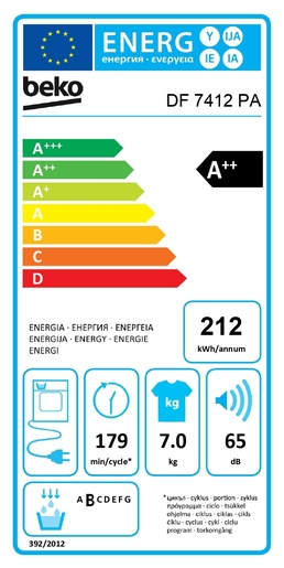 Beko sušilica rublja DF 7412 PA