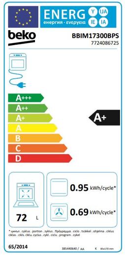 Beko pećnica BBIM17300BPS