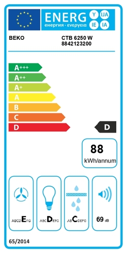 Beko napa CTB 6250 W