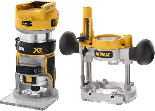 DEWALT akumulatorska glodalica DCW604NT - SOLO ALAT + KOFER - 18V