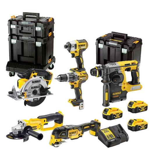 DEWALT set aku alata  6-dijelni,  DCK654P3T 18V,3x5.0Ah