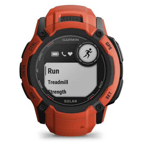 Garmin Instinct 2X SOLAR Flame Red, 50mm, 010-02805-01, pametni sat