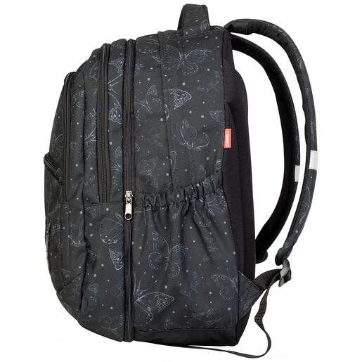 Školski ruksak, ergonomski, Target 2u1 Curved, Sparkling Butterfly