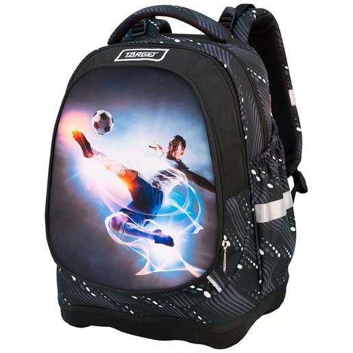 Školski ruksak, anatomski, Target Superlight 2 Face Petit, Football Action