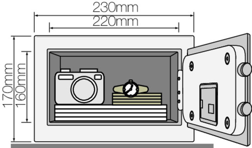 Yale trezor Value Safe Mini