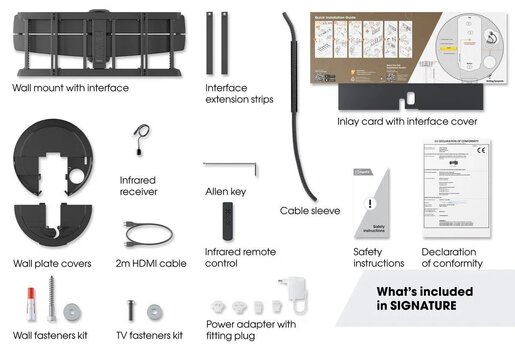 Vogel's motorizirani zidni stalak za ekrane TVM7675 (40"-77")