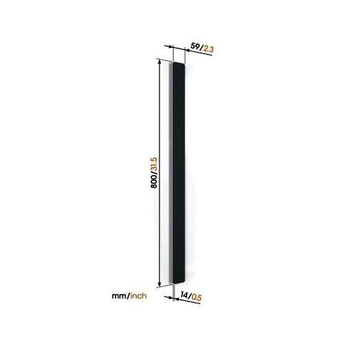 Vogel's kanalica za sakrivanje kablova TVA6000BL, dužina 80cm - crna