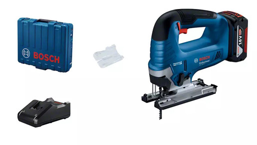 Bosch Professional aku ubodna pila GST 185-LI (stremenasta ručka) + 1x4.0Ah baterija + GAL 18V-40 punjač + kovčeg